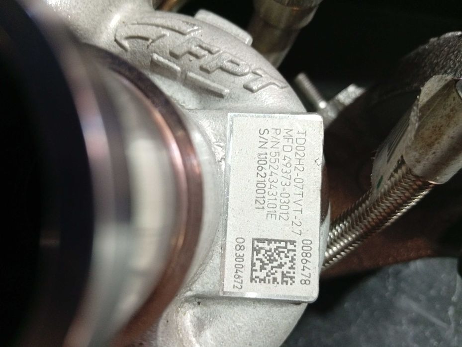 Turbo Fiat Punto Alfa Romeo mito 0.9I 86 cv