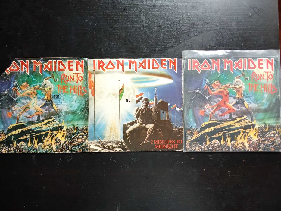 Iron Maiden singles vinile Portugal