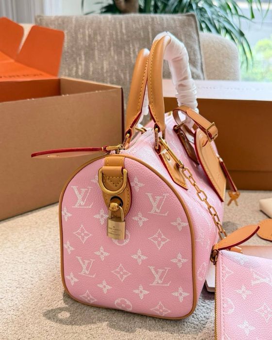 Сумка Louis Vuitton Speedy 25 Pink Monogram