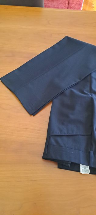 Calças homem azul marinho