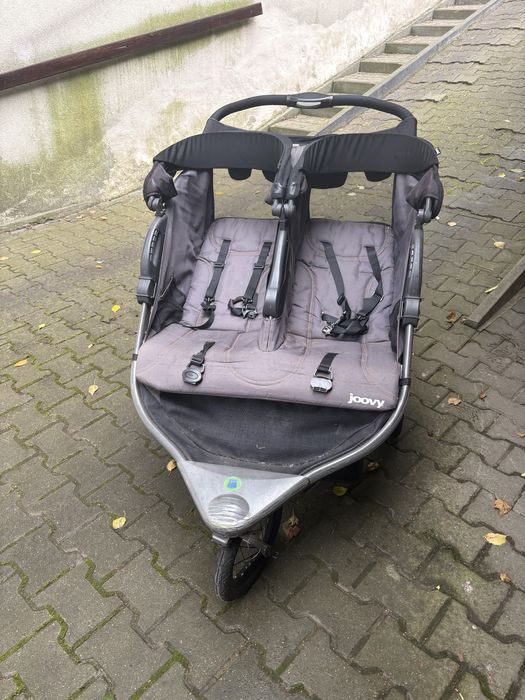 Wózek spacerowy bliźniaczy podwójny biegowy jogger Joovy Zoom X2