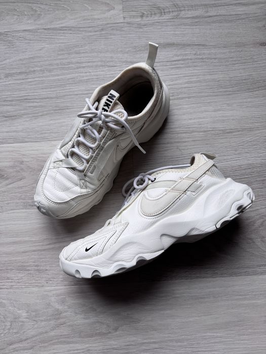 Białe buty półbuty sneakersy nike