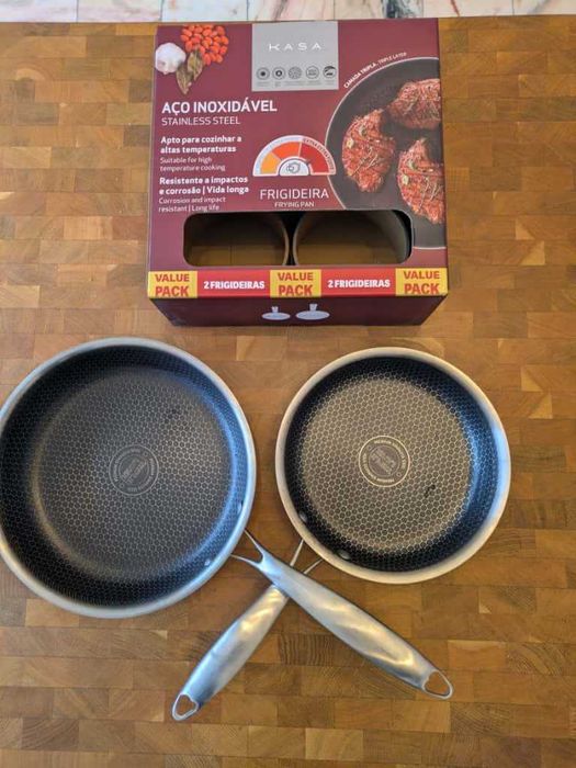 Conjunto de 2 frigideiras antiaderentes KASA – 20 cm e 24 cm