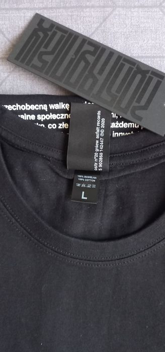 T-shirt O.s.t.r Gniew / Czarna.