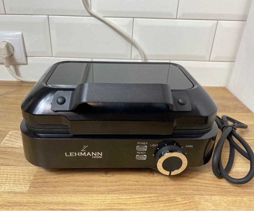 Mocna GOFROWNICA 2000W na 2 duże gofry NIEPRZYWIERAJĄCA regulacja