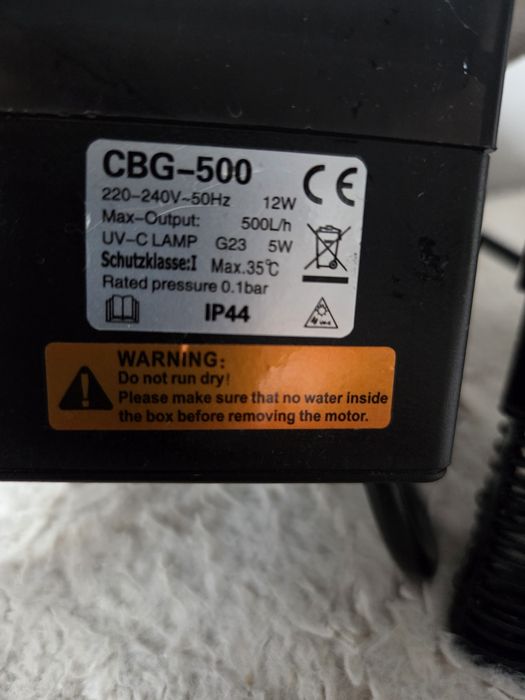 Filtr kaskadowy z UV CBG 500 UV