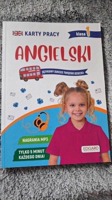 język angielski - karty pracy dla klasy 1 SP