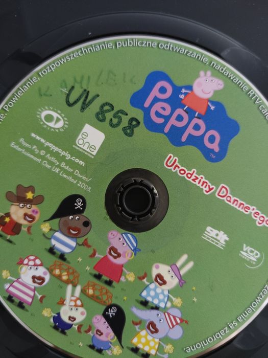 Peppa Urodziny Danne'ego - płyta VCD x