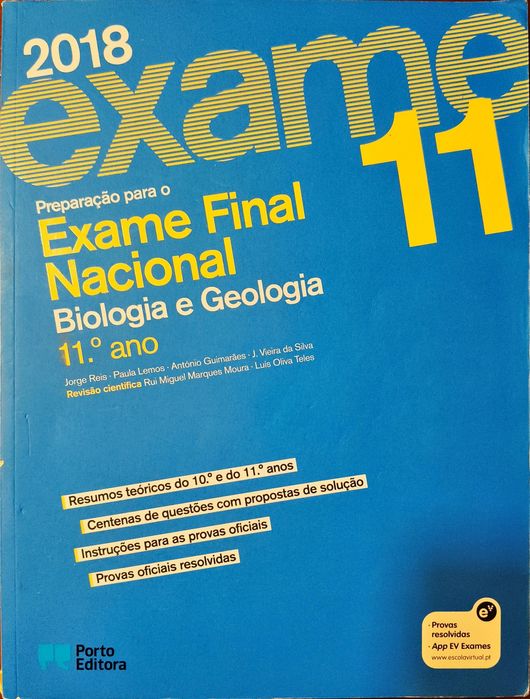 Livros de Preparação para Exame de biologia e geologia