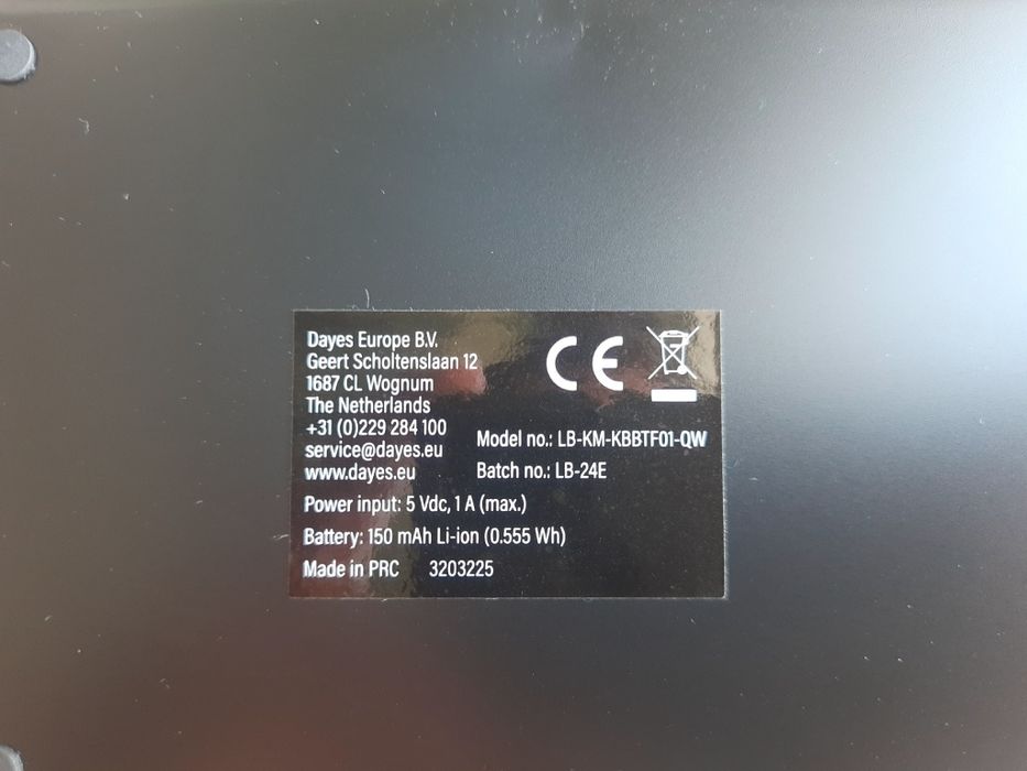 Складна компактна Bluetooth клавіатура iOS, Android, Windows