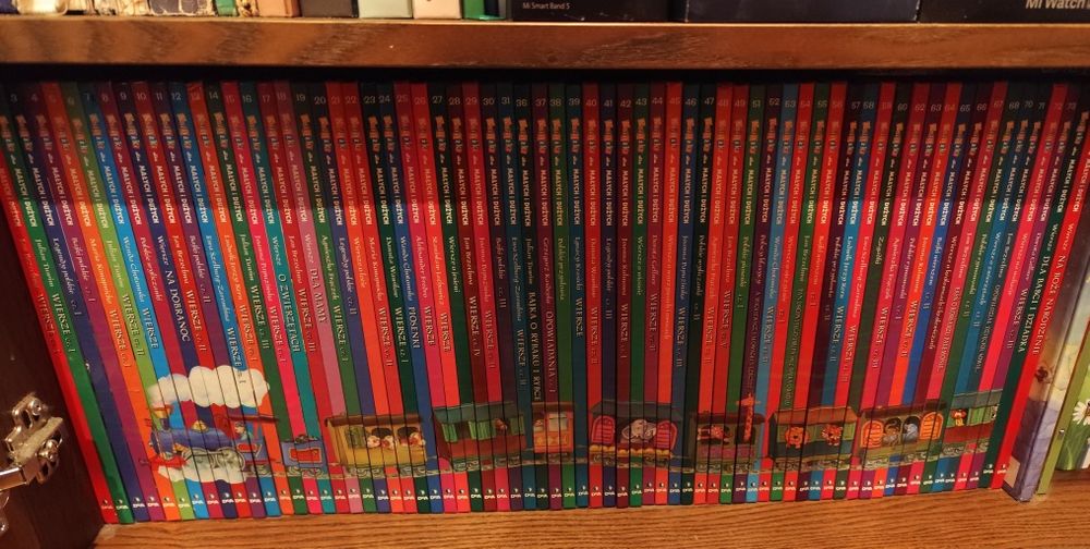 Duży zestaw książek z serii "Książki dla małych i dużych"