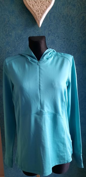 Bluza sportowa z kapturem 40/42 Turkus