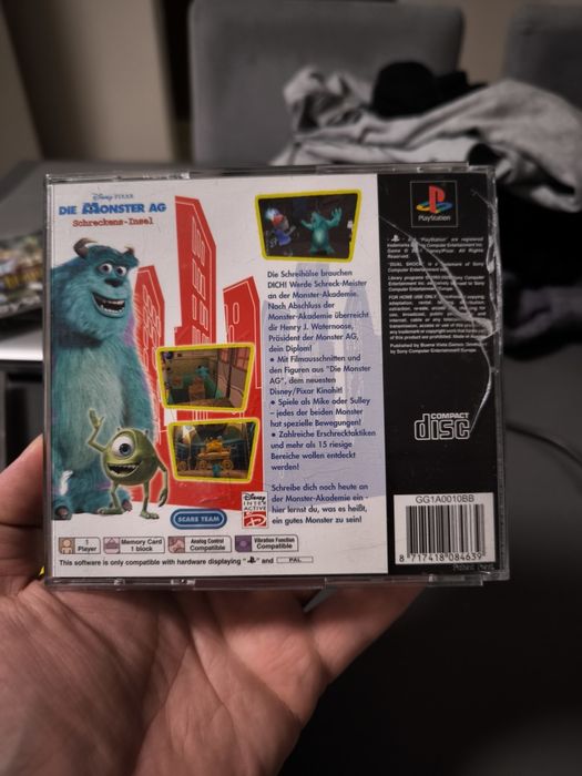 Disney Die monster Ag schreckens insel PlayStation 1 ps1