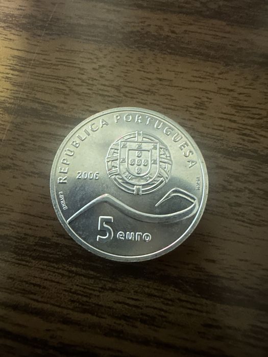 Moeda comemorativa de cinco euros. Unesco.  Sintra.