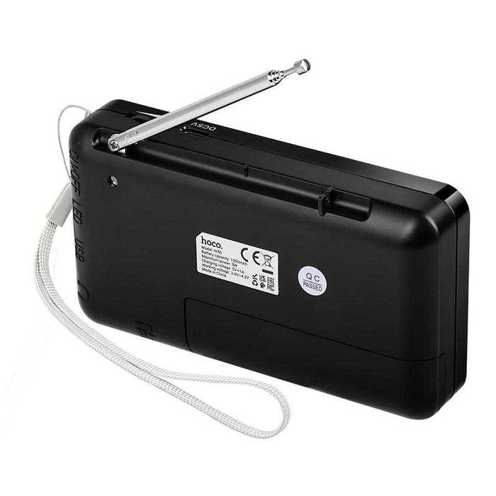 Портативний радіоприймач блютуз HOCO HI50 radio AM/FM USB/TF/BT5.3, 5W