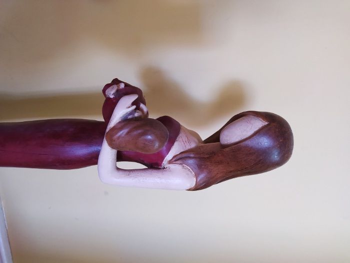 Boneca cerâmica - Decoração