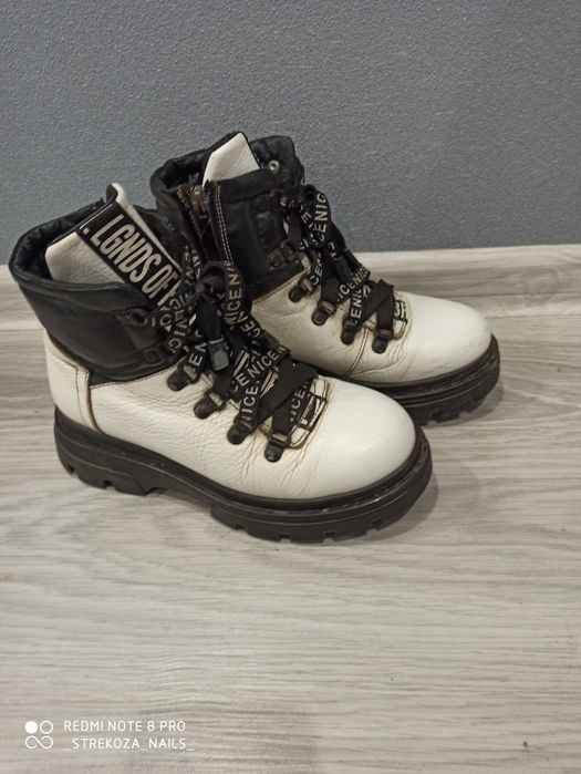 кожаные ботинки для девочки