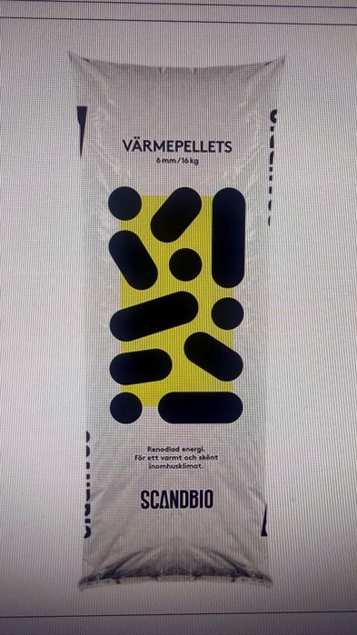 Pellet 6 mm Szwedzki SCANBIO  super jakość 832 kg