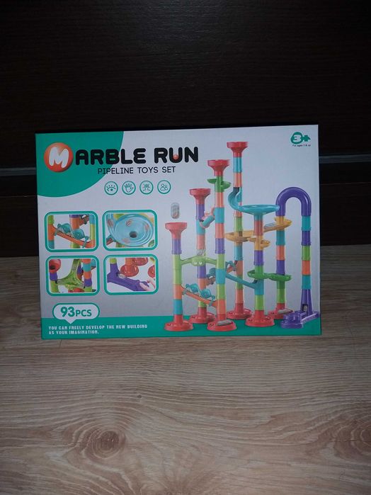 Tor Kulkowy - Marble Run - Wyścigi Kulek, Kulkowy Zjazd 93 elementy