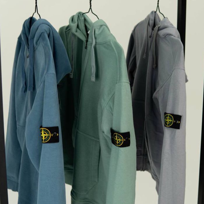 Зіп худі Stone Island | Унісекс худі Стон Айленд | Зипка с капюшоном Стоник