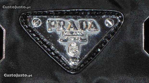 Mala de senhora preta com apliques Prada