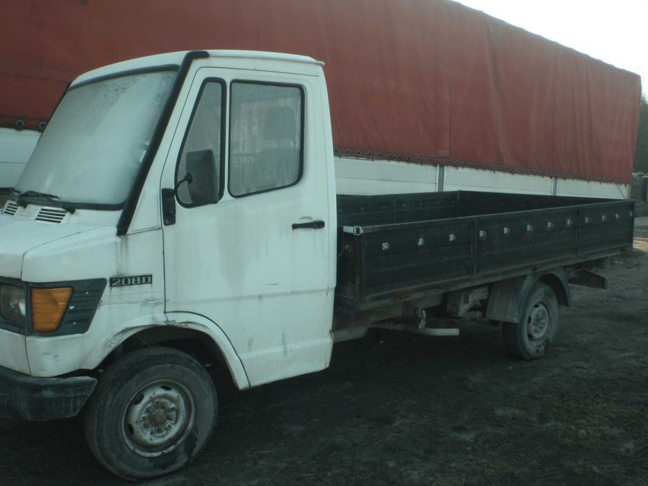 mercedes kaczka kaczor 208 t1 2.3 na dotyk pali długa paka