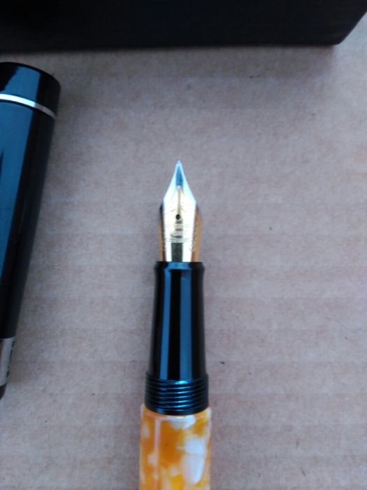 Conjunto relógio de bolso (corda) & caneta de aparo com tinta64286575038721123