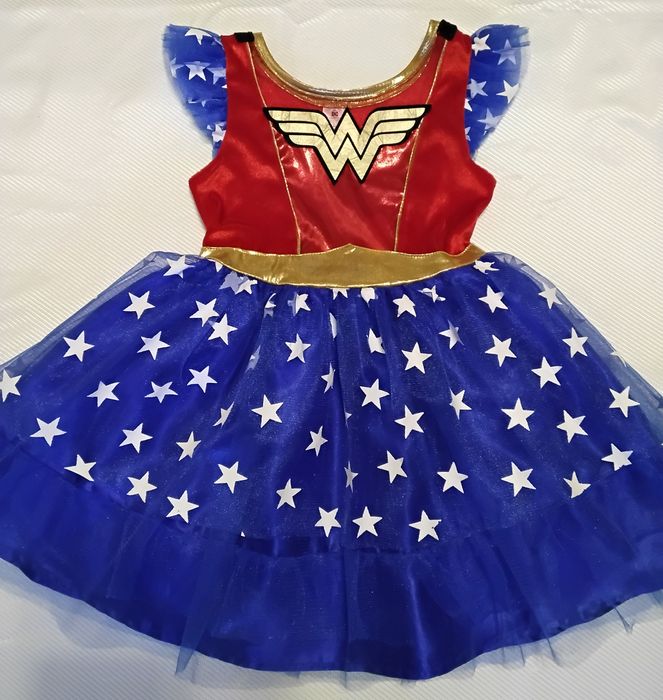 Сукня супергероя чудо-дівчинки Wonder Woman з плащем 5-6 років 116 см