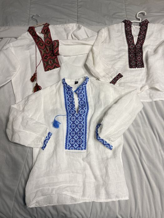 Вишиванка з льону  ручна робота
