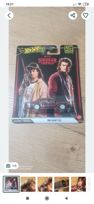 Hot wheels bmw stranger things