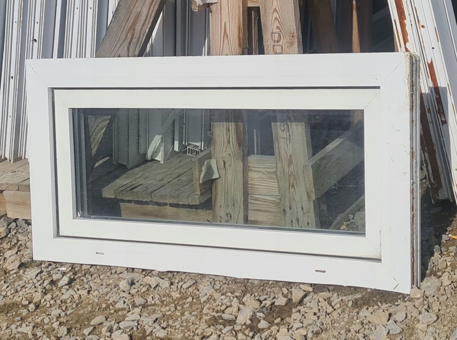 OKNA Używane 110x52 OKNO KacprzaK Plastikowe PCV Białe Lider Okna OLX
