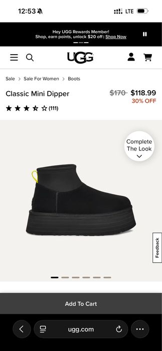 Ugg classic mini dipper