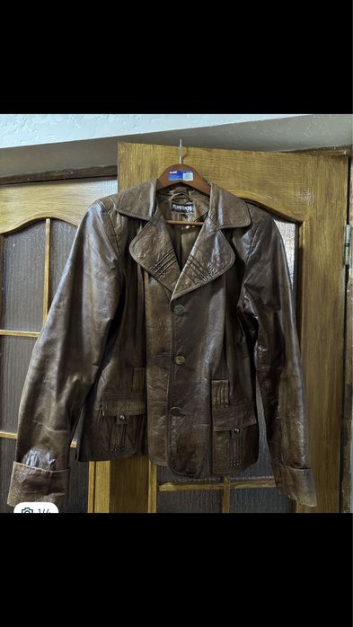 Шкіряна мото куртка Ferwento.-S- M