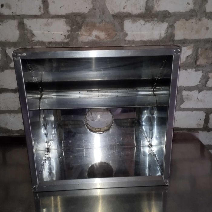 Зонт вытяжной из нержавейки