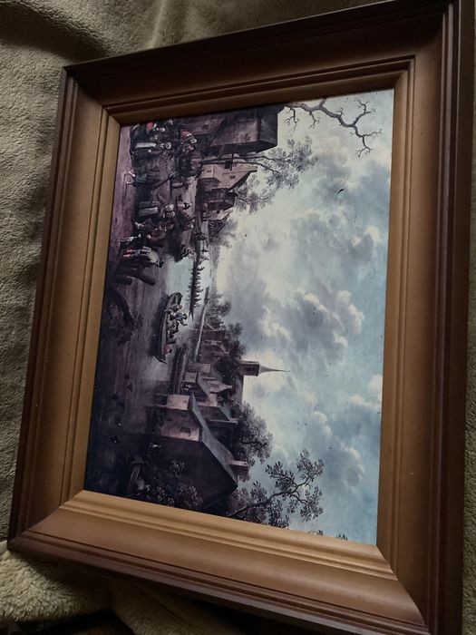 Obraz z czasów przedwojennych #polecam! 51x41cm