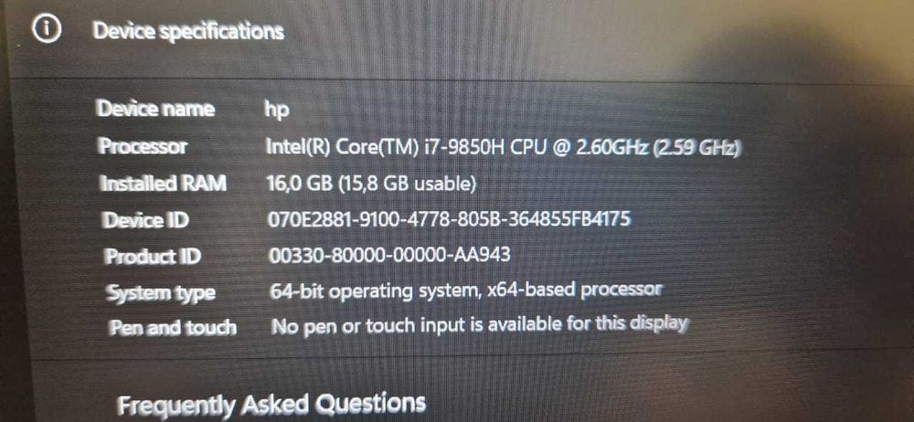 hp zbook 15 i7 nvidia T1000