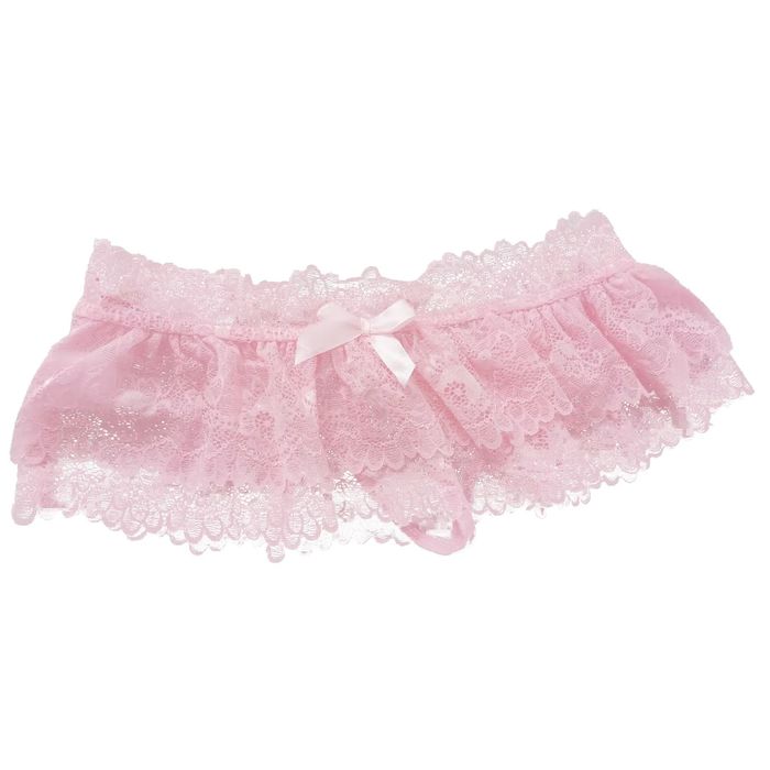 Męskie Stringi z Koronki dla SISSY Crossdresser Drag Queen - XXL