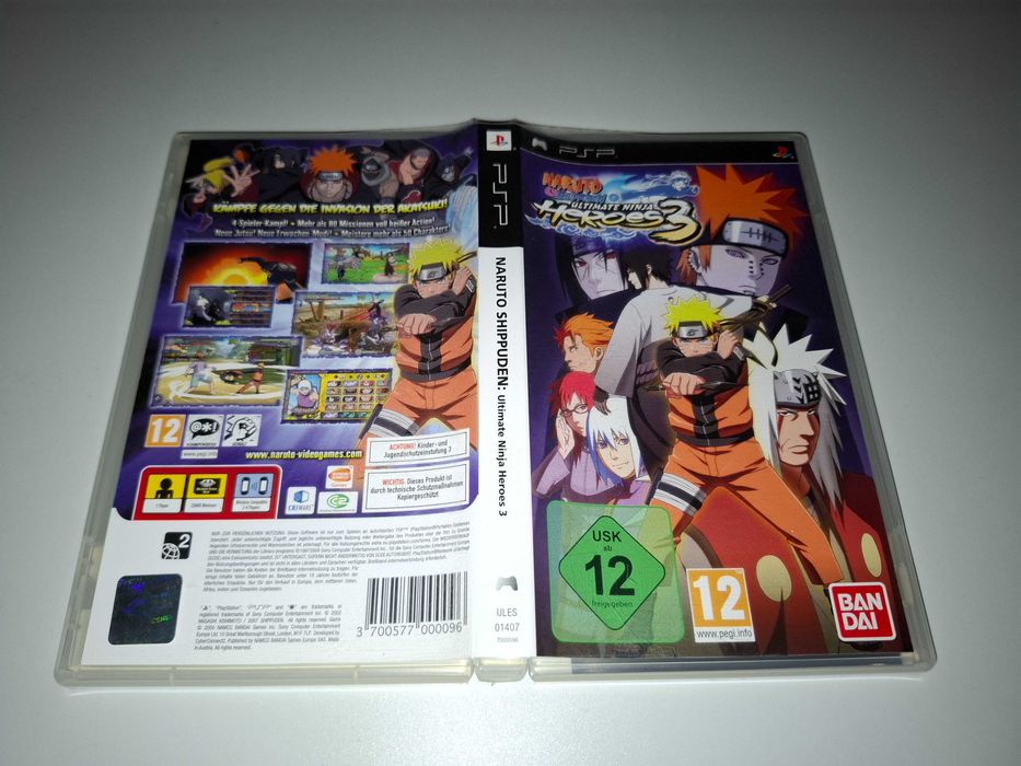 Naruto Shippuden Ultimate Ninja Heroes 3 - Sony PSP