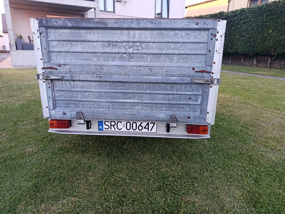 Przyczepka przyczepa dmc 2t tony Heinemann.