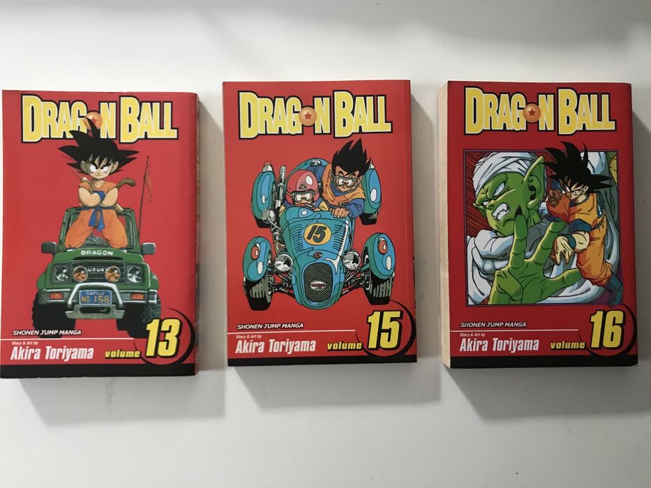 Dragon Ball Manga vol.13, vol.15 e vol.16