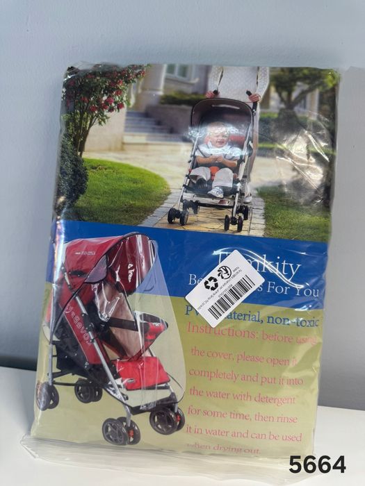 folia przeciwdeszczowa na wózek dziecięcy  (5664-65)