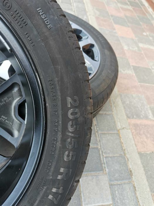 4 Opony letnie Continental ContiEcoContact 5 205/55R17 95V bieżnik 7mm