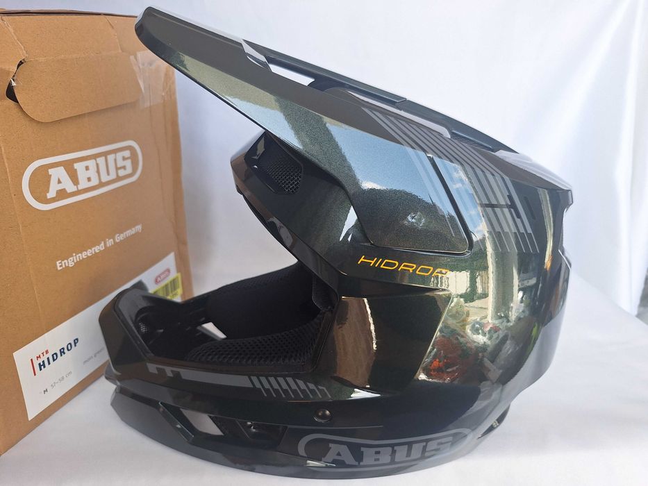 Kask rowerowy fullface Abus HiDrop Moss Green M 57-58cm