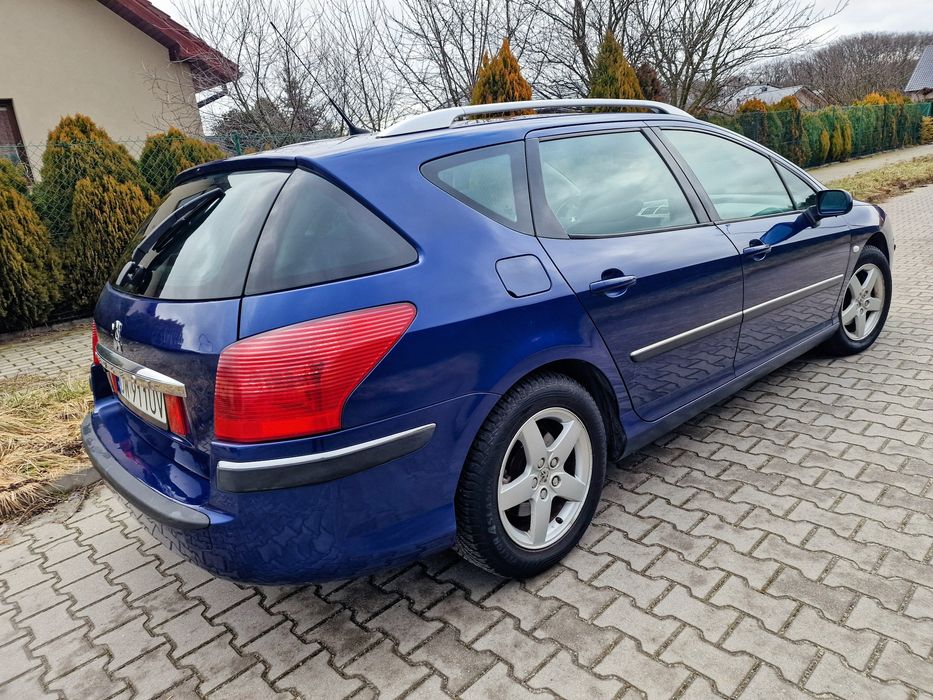 Peugeot 407 Kombi 2.0HDI 136KM Piękny, Zero Rdzy, Kamera, Tempomat