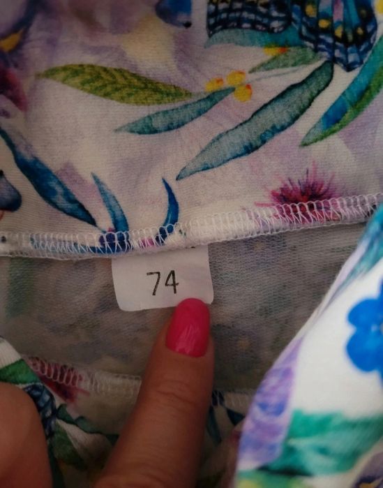 Dres miś foch r 6-9 mc bluza spodnie  komplet