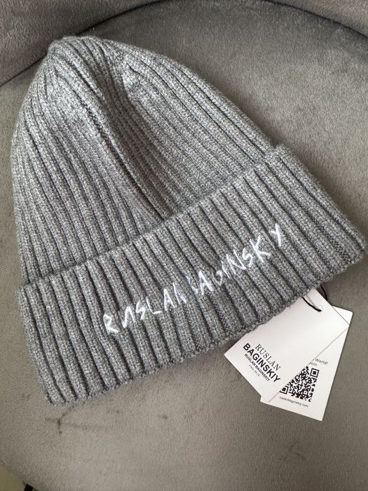 Шапка rusla baginskiy monogram beanie
