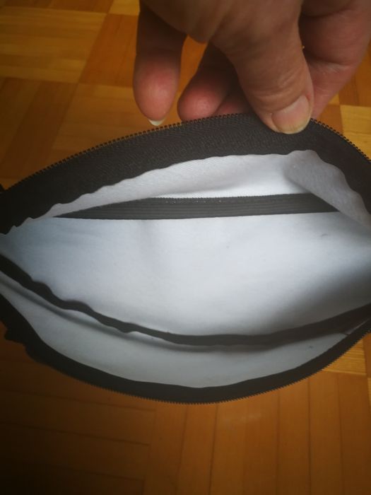 Nerka, saszetka na biodra srebrna