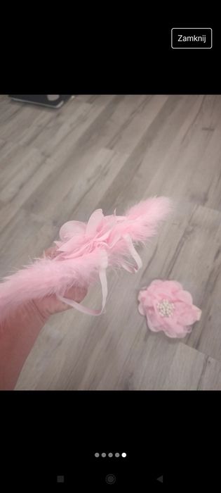 Skrzydła i opaska na sesję dla noworodka
Foliopak