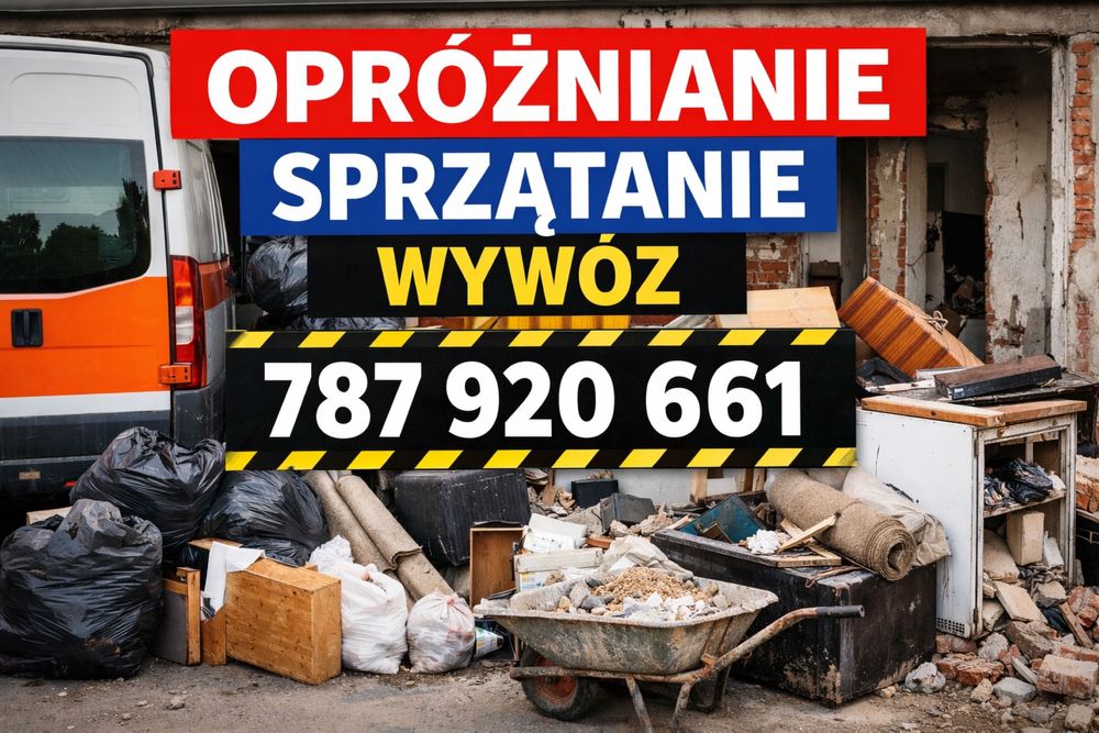 OPRÓZNIANIE Mieszkań/Piwnic/Srtychów