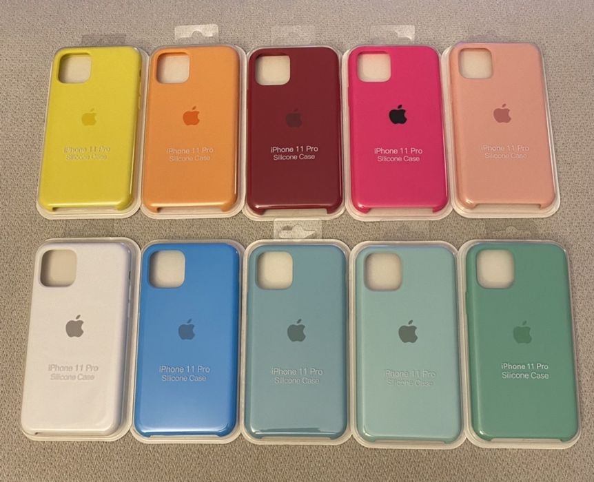 Capas Silicone para iPhone 11 Pro NOVAS